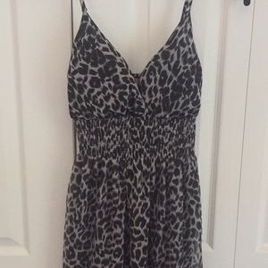 Cheetah Pattern Maxi Dress
